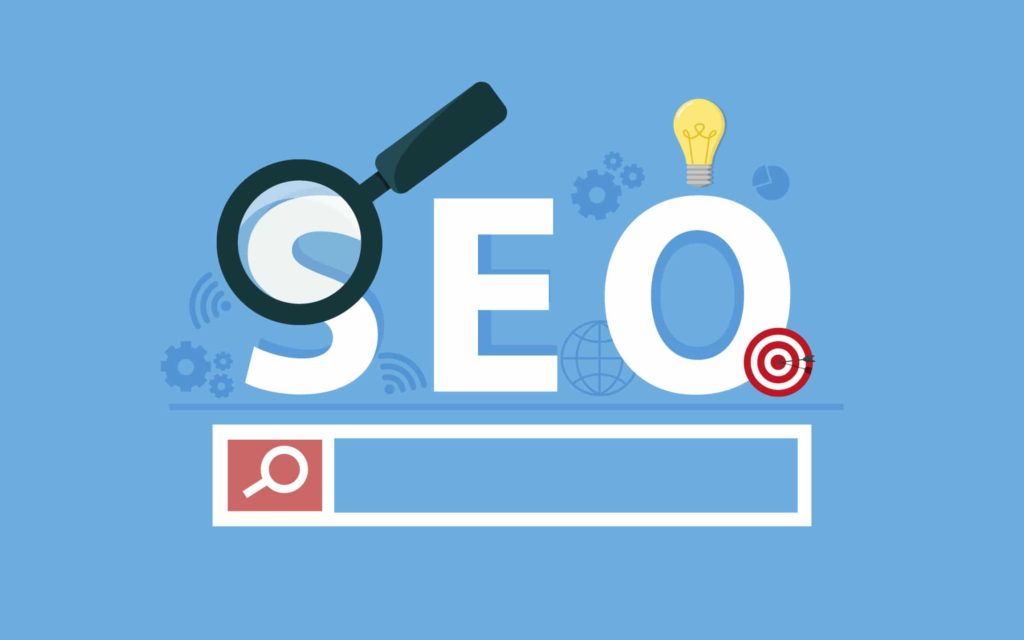 SEO cartoon graphic