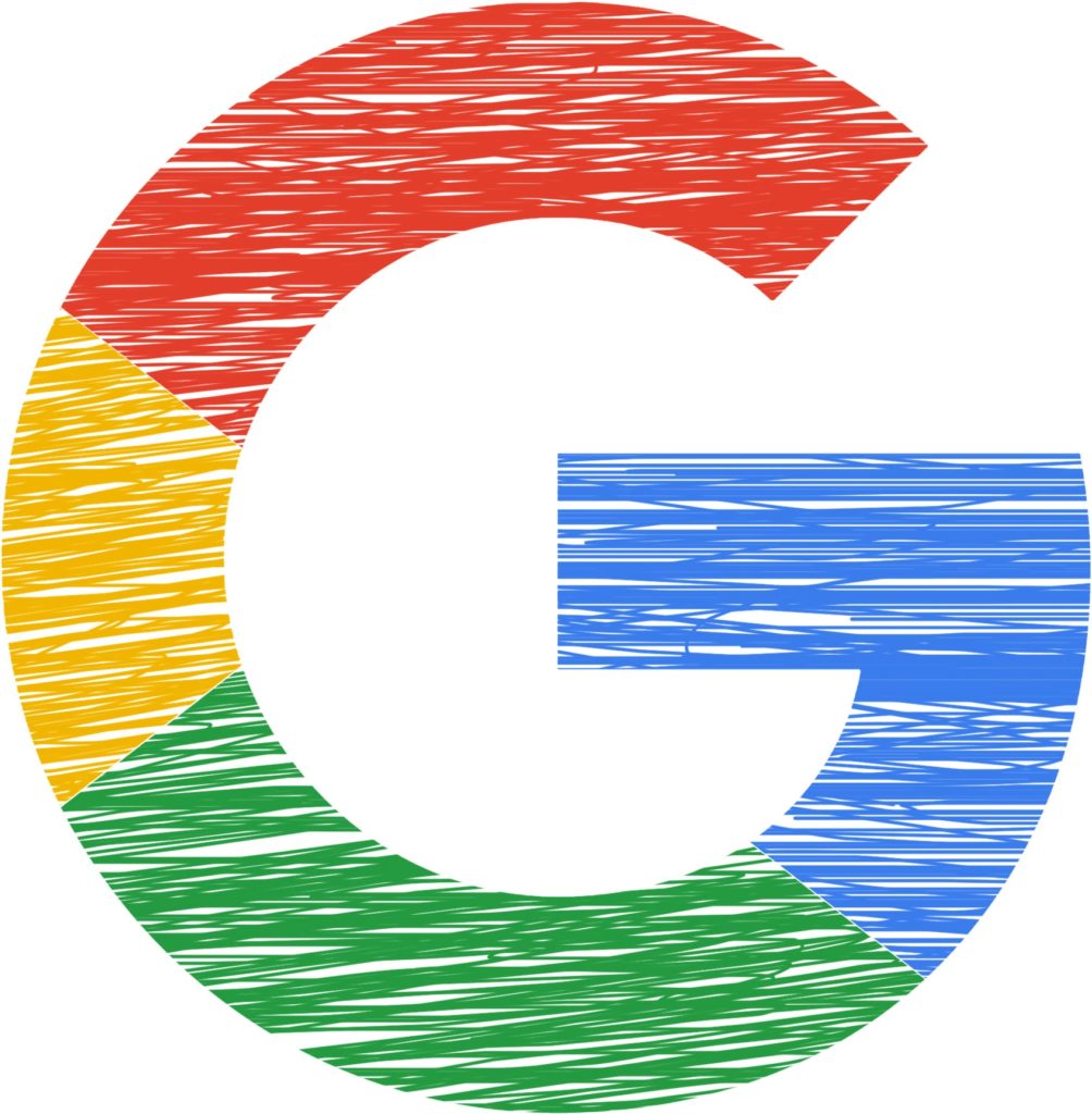 Concept of the Google logo